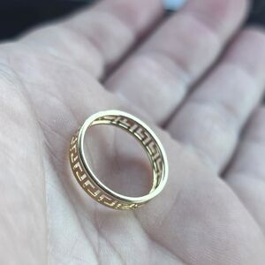14K GOLD RING PATTERN - SIZE 8